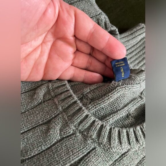Polo Ralph Lauren Cable knit cotton crewneck Sweater - Picture 7 of 8